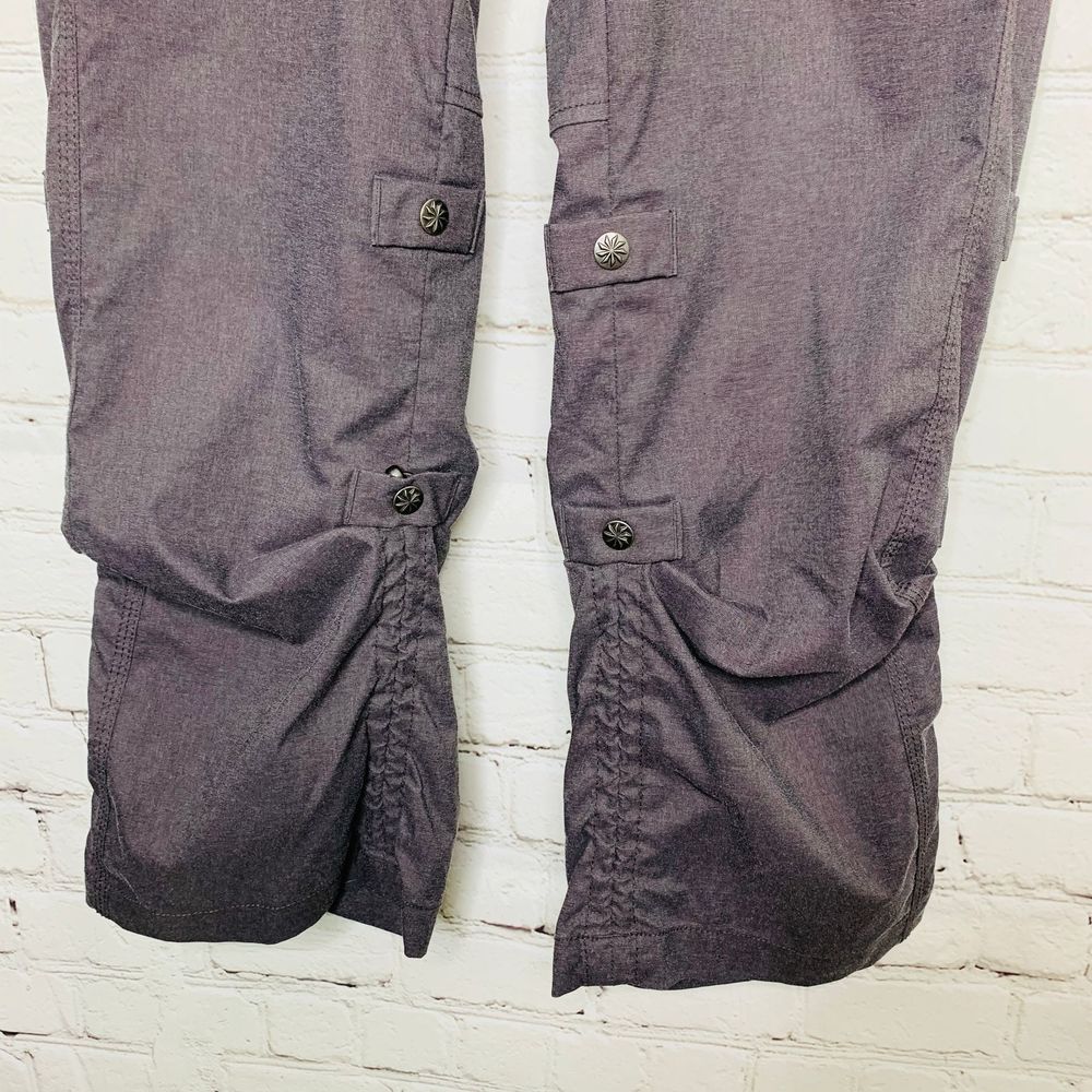 Athleta Gray Shasta Hiking Convertible Pants 8P - Picture 6 of 12